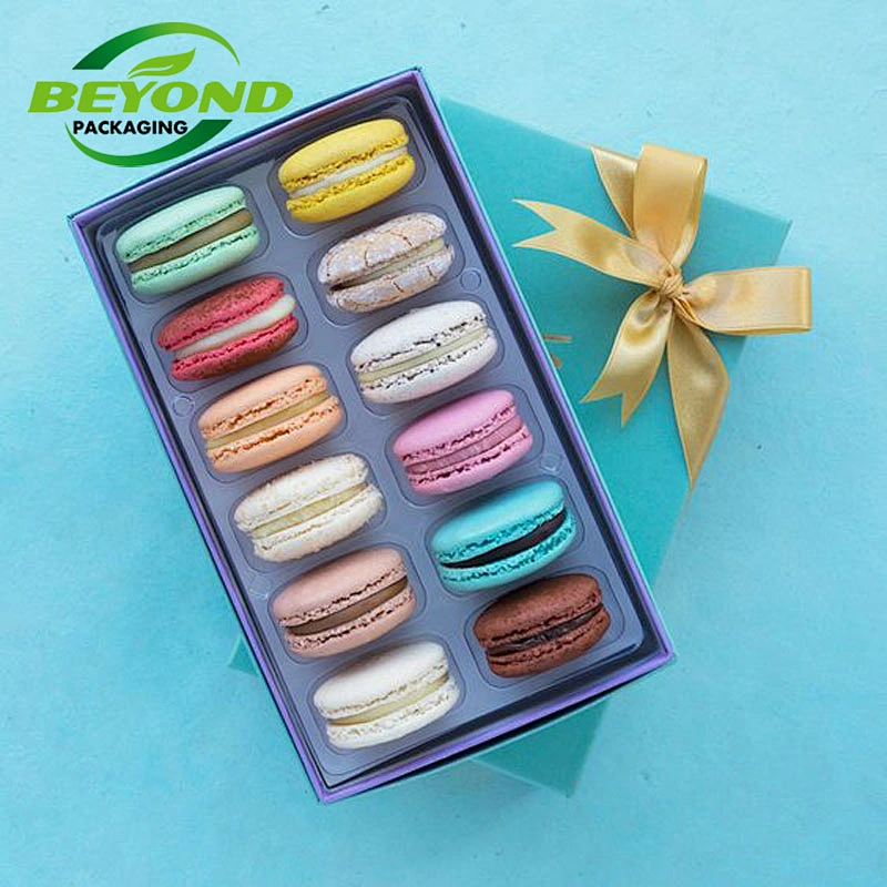 Beautiful Design China Supplier Custom Biodegradable Macaron Packaging Box With Clear Window