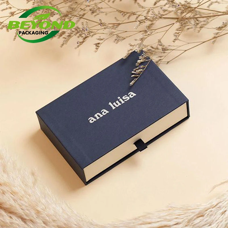 Custom Luxury Tough Cardboard Custom Printed Jewelry T-shirt Packaging Drawer Box Sliding Product Packaging Box