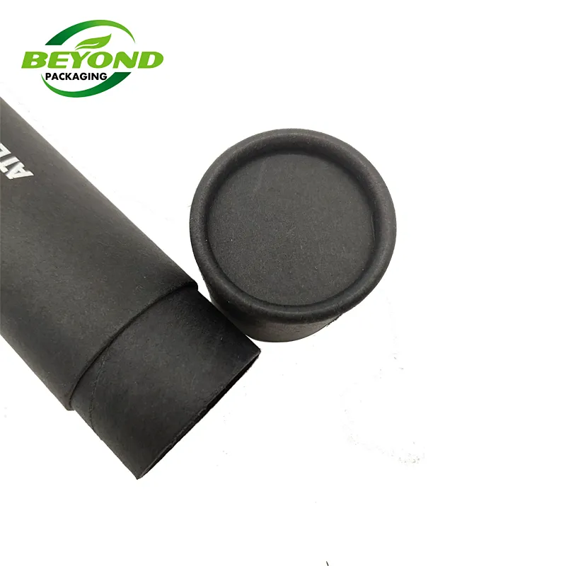 Custom Cardboard Paper Wrap Round Cardboard Incense Stick Packaging Rolled Edge Craft Paper Tube
