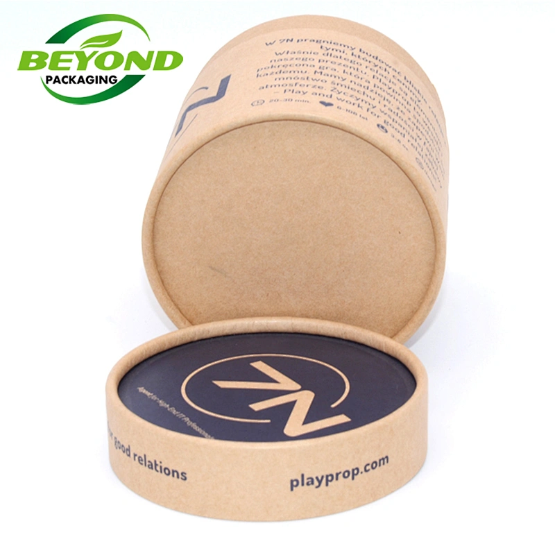 Hot Sale Biodegradable Round Kraft Paper Tube Cylinder Shaped Custom Colorful Printing Papertube packaging