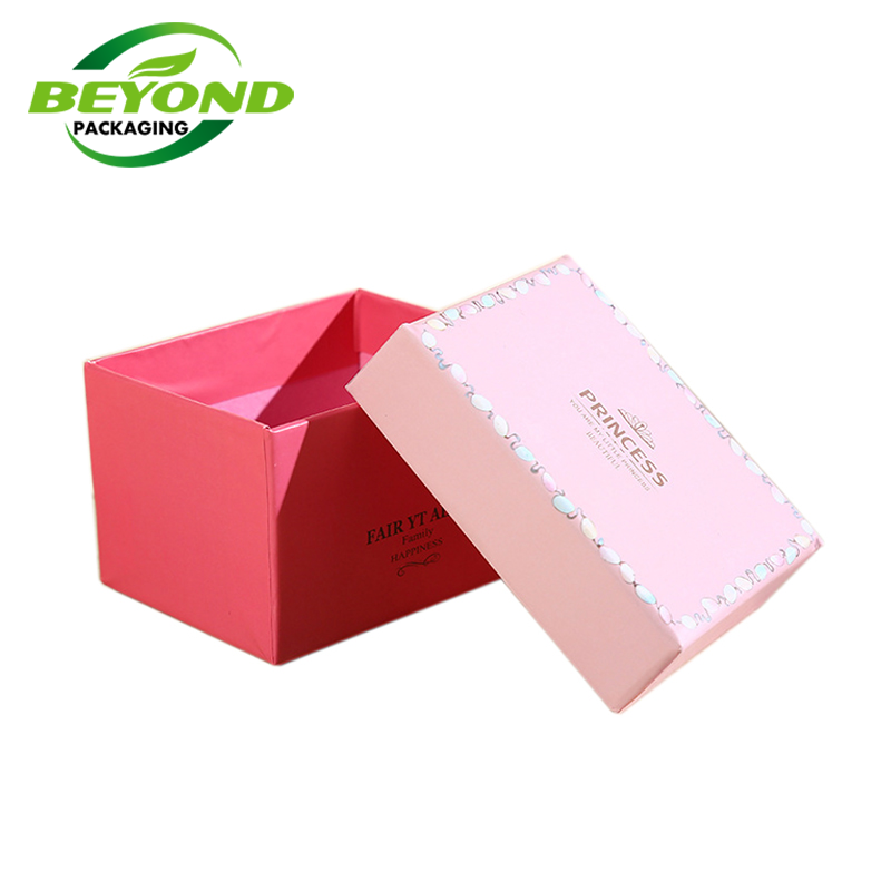 Luxury Kraft Square Cardboard Shoe Boxes With Custom Logo Cheap Pink Shipping Boxes