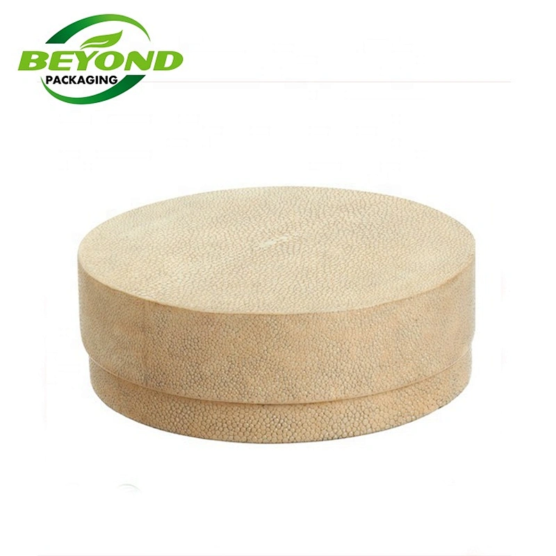 Luxury round gift box rolled edge flat edge cylinder paper tube packaging kraft round cardboard the headset box