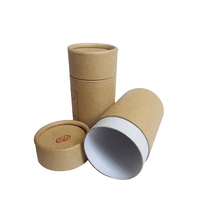 good quality gold silver hot stamping thick black white kraft shipping tubes paper cardboard tubing paper eco packaging beauty