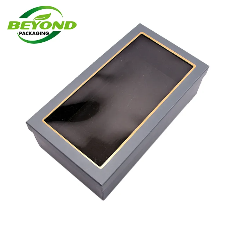 Luxury lash tile beautiful eyelash custom packaging box vendors faux mink strip lashes with PVC window bulk