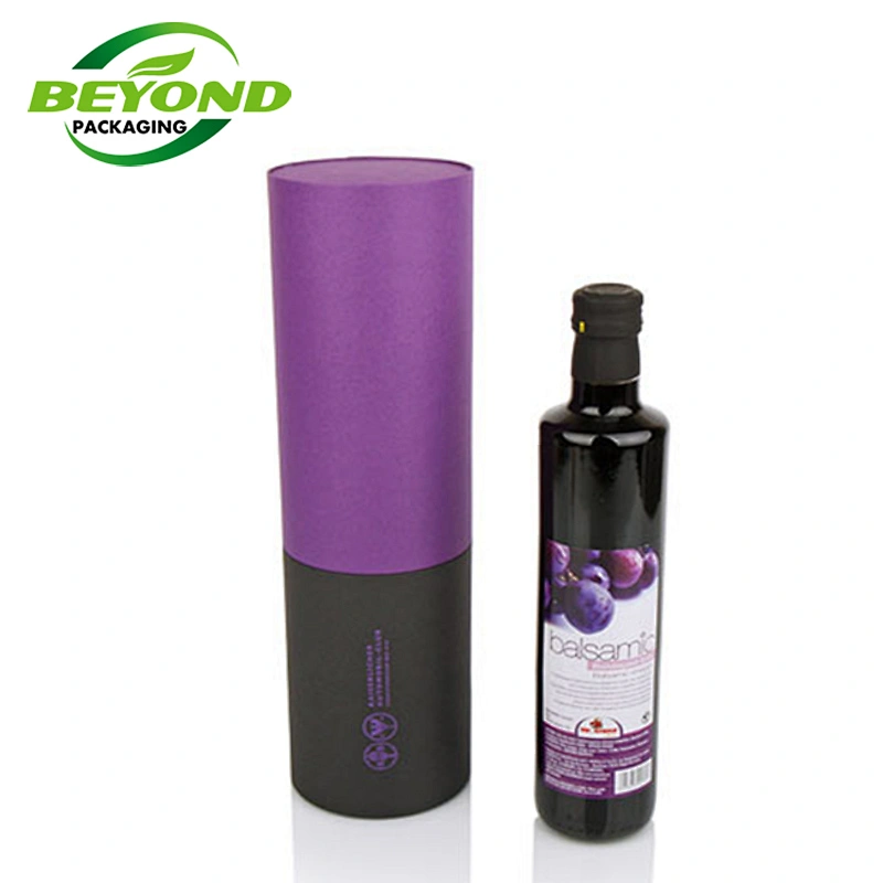 Customized Paper Box Round Tube Paper Tea Cylinder Packaging Box Tube Cylinder Wine Package Kraft Paper Tube