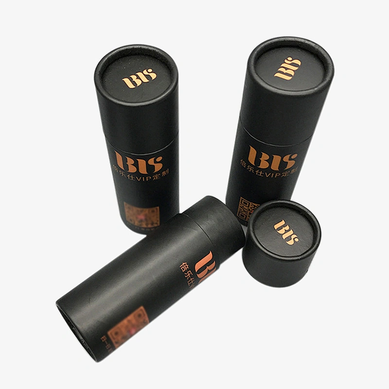 Paperboard Type Gift Packing Cosmetic Paper Cardboard Tube Packaging Cylinder Customized Size Printing For Products Packaging