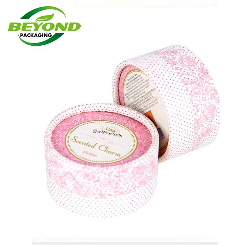 Eco friendly small kraft paper tube makeup packaging for cosmetic paper tube with custom size/printing/craft