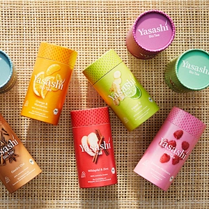 Customized Eco Friendly Tea Tube Round Sugar Sachet Coffee Canisters Food Grade Paper Boxes For Food Packaging