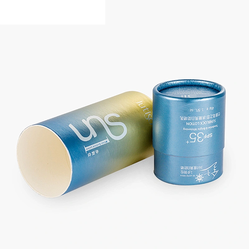 Custom Coloful Printed Cylinder Paper Cardboard Tubes Packaging For E-cigarette /CBD Tube /Glass Dropper Bottle