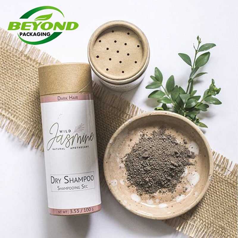 Customized Food Grade Printing Eco Sea Salt Powder Food Packaging Kraft Paper Spice Salt Shaker Paper Tube With Shake
