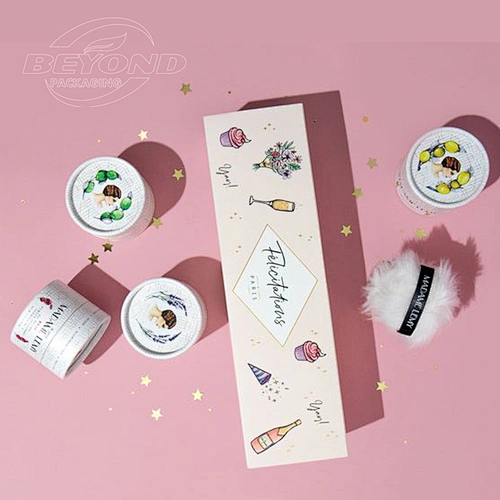 Wholesale Luxury Kraft Cylinder Paperboard Childproof Tube Packaging Paper Cosmetic Canister Cylinder Packaging Box
