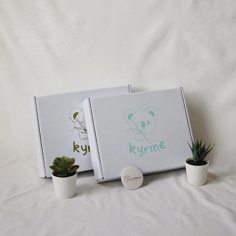 Wholesale Eco Skincare / Beauty / Cloth Packing Mailer Corrugated Paper Custom Logo Printed Gift Delivery Mailing Packaging Box