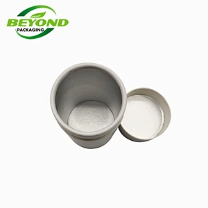 Hermetic Custom Round Paper Packaging with Biodegradable Food Grade Paper Box Airtight Spice Container