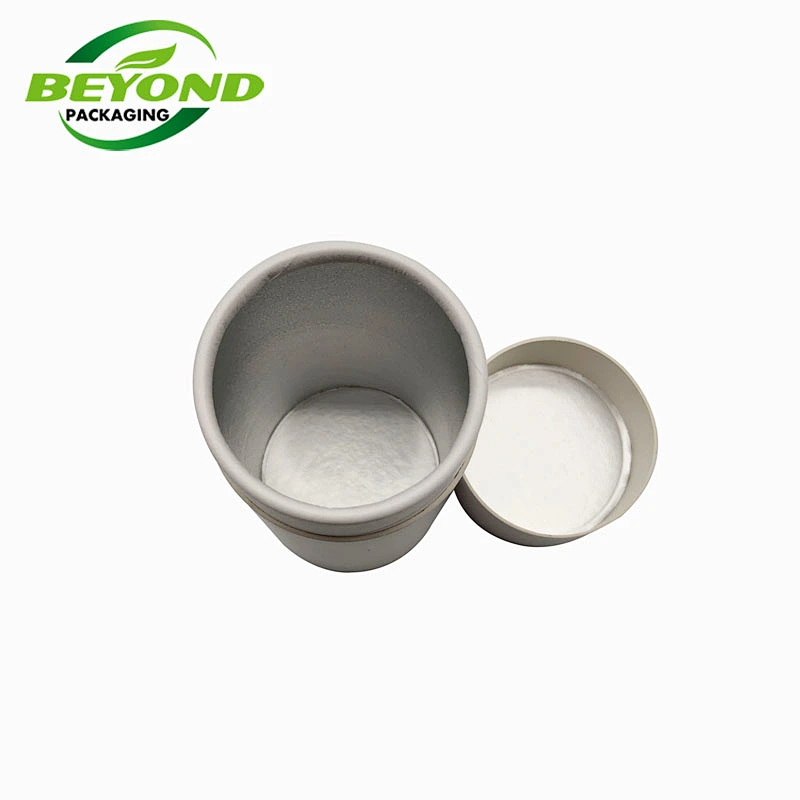 Hermetic Custom Round Paper Packaging with Biodegradable Food Grade Paper Box Airtight Spice Container