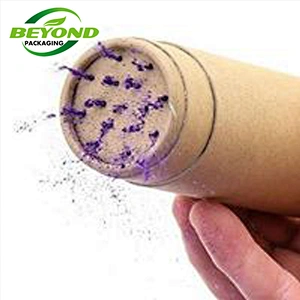 Custom Printing Eco Spice Powder Food Packaging Luxury Round Cardboard Canister Empty Paper Tube With Top Shaker