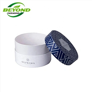 Eco friendly small kraft paper tube makeup packaging for cosmetic paper tube with custom size/printing/craft