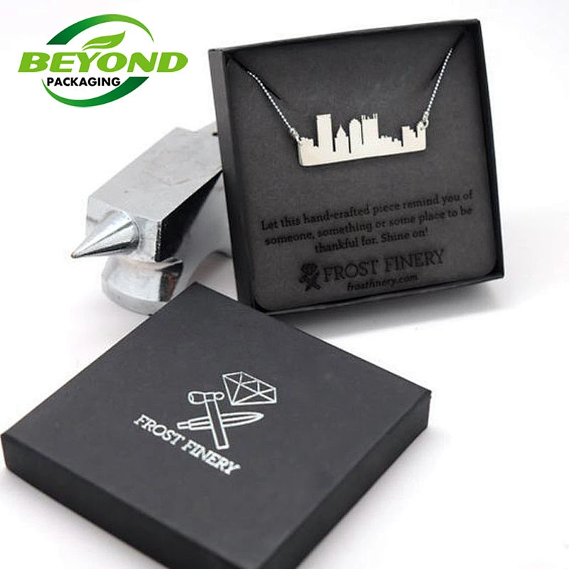 Biodegradable Luxury Customized Logo Printed Gift Boxes Customized Design Lid And Base Paper Box For Jewelry