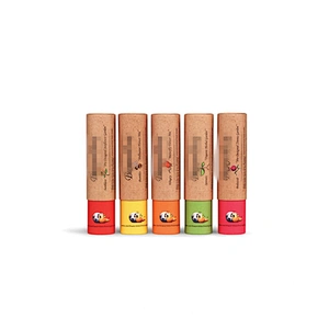 Custom Beautiful Recycle Design Compostable Lipstick Kraft Paper Round Cylinder Packaging Craft Paper Tube