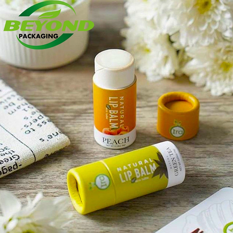 2022 China Manufacturer Kraft Paper Push Up Paper Tube For Lipstick Deodorant Tube Wholesale