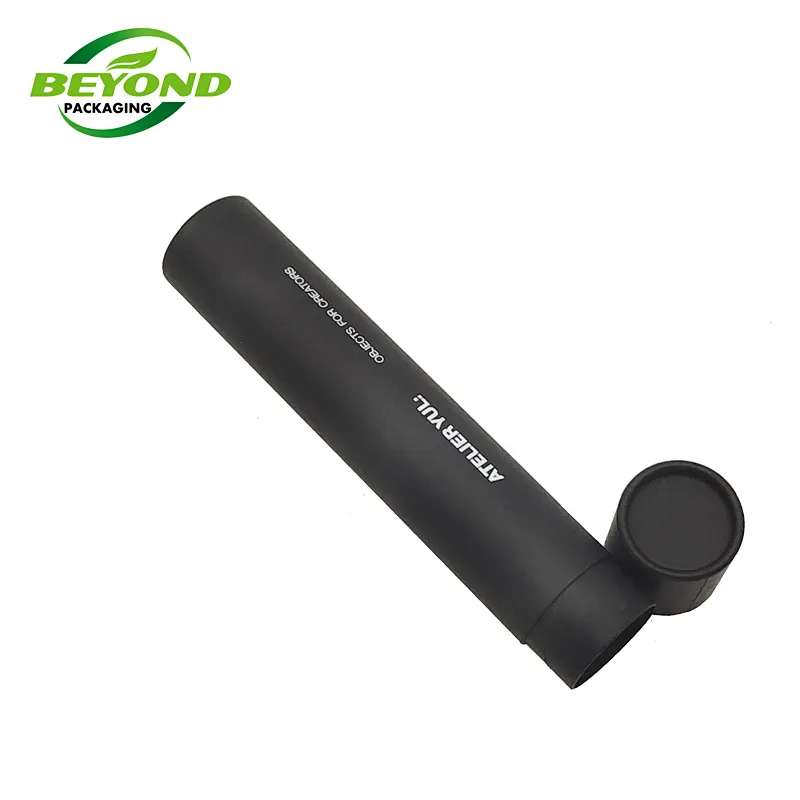 Custom Cardboard Paper Wrap Round Cardboard Incense Stick Packaging Rolled Edge Craft Paper Tube