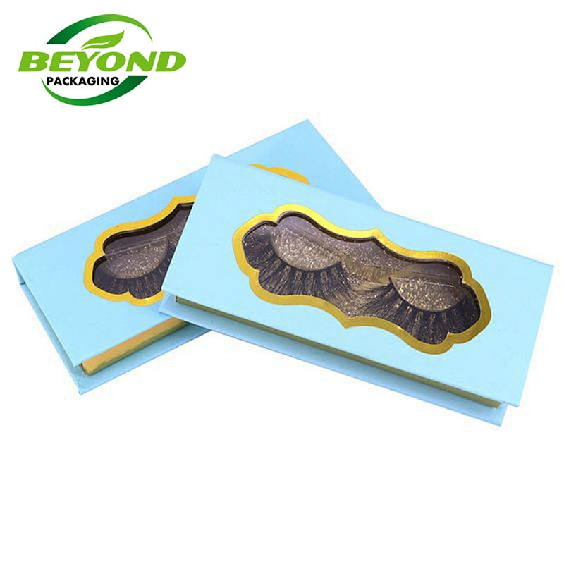 Luxury High Quality Cardboard Custom Printed Eyelash Packaging Box Empty Magnetic Closure Boxes Make Your Own Eyelash Box