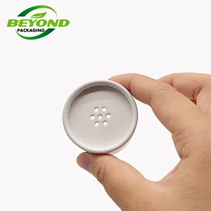 Custom Logo Eco Friendly Shaker Container Food Packaging Paper Tube Round Sifter Containers For Spices Salt Packaging