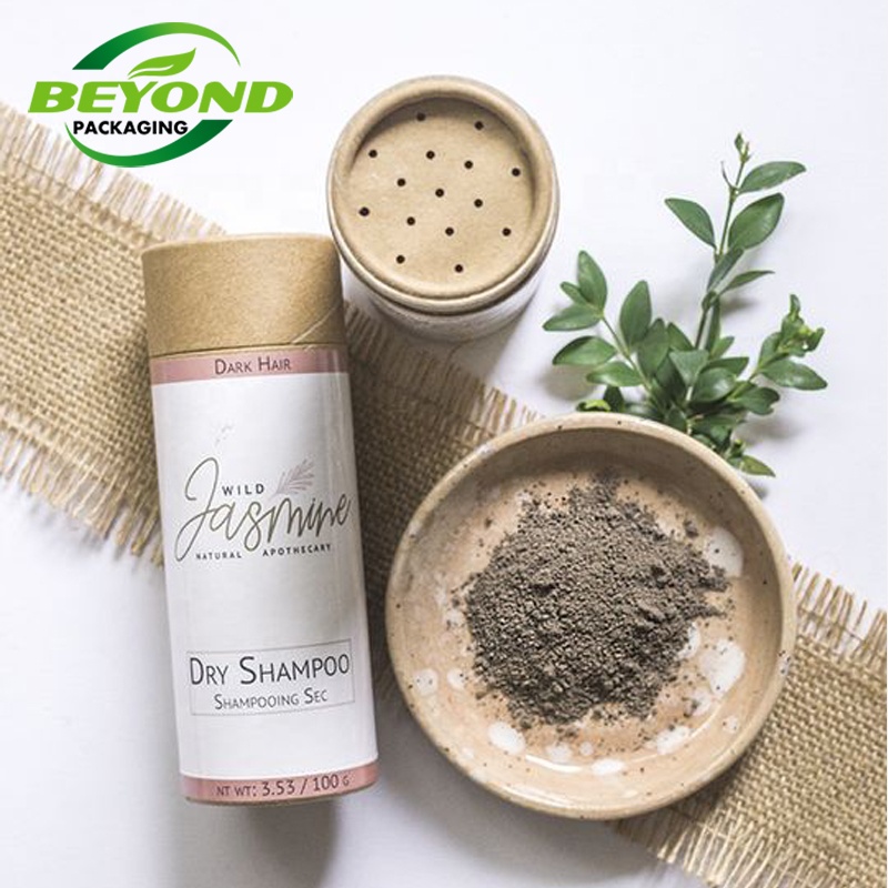 Eco Friendly Custom Design Salt Paper Tube Container Spice Paper Packaging Tube Food Packaging Powder Packaging Craft Paper
