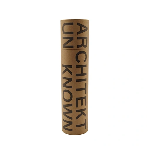 manufacturer wholesale brown kraft paper tube eco friendly sustainable paper cylinder packaging 35cm long poster mailing bag