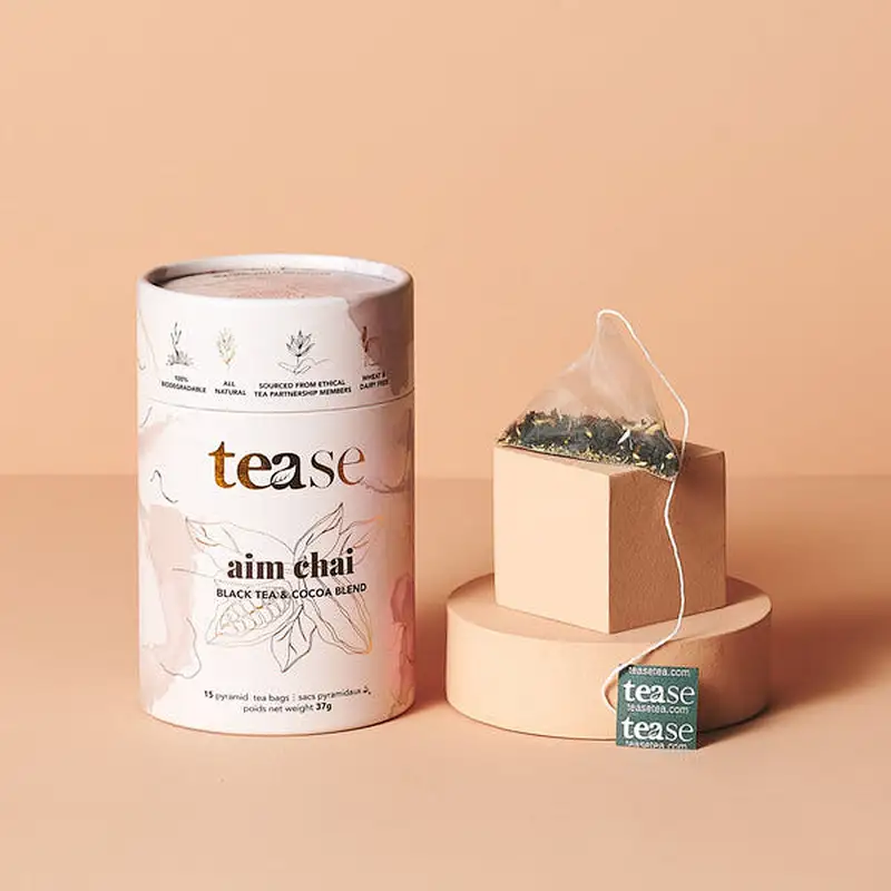 Food Grade Customized Cylinder Cardboard For Tea Cans Paper Tube Canister For Food Packaging With Factory Price