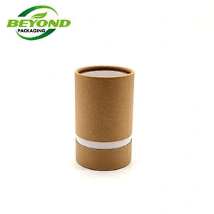 CMYK custom cylinder round craft paper cylindrical packaging cardboard tube for menstrual cups ecommerce