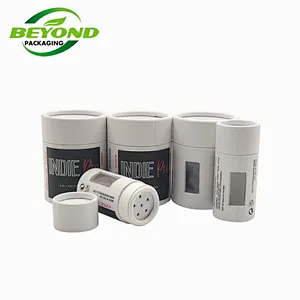 Biodegradable Food Kraft Paper Tube Round Packaging Oil Proof Lined Cardboard Shaker Paper Tube For Spice Powder