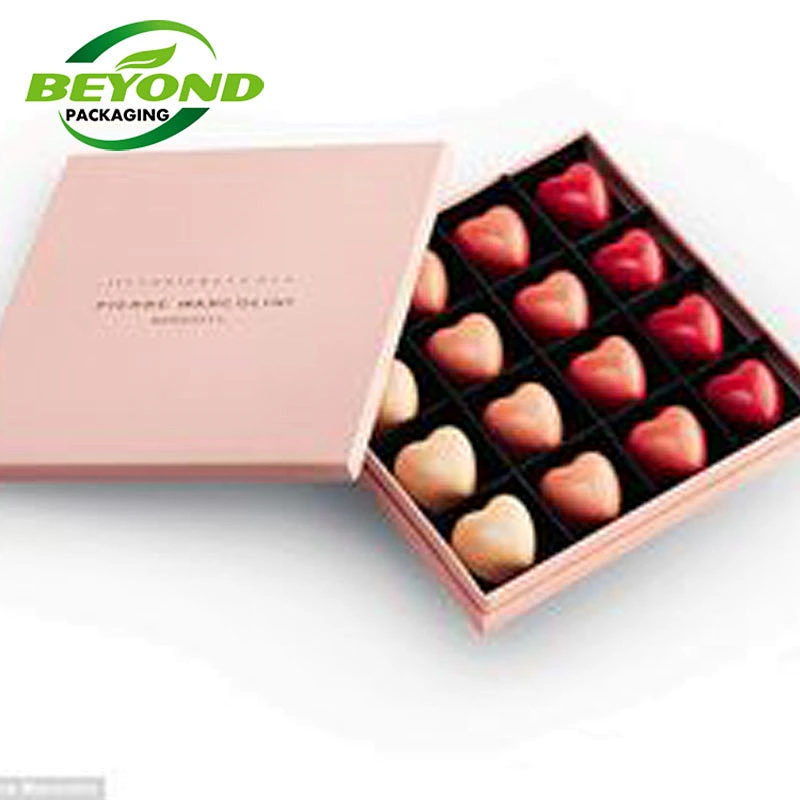 Custom Size CMYK Printing Luxury Fancy Chocolate Box Packaging Biodegradable