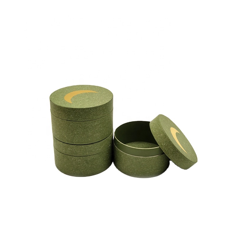 wholesale custom design eco packaging oil proof jar white cardboard 2mm kraft paper tube cosmetic for 100ml body cream butter