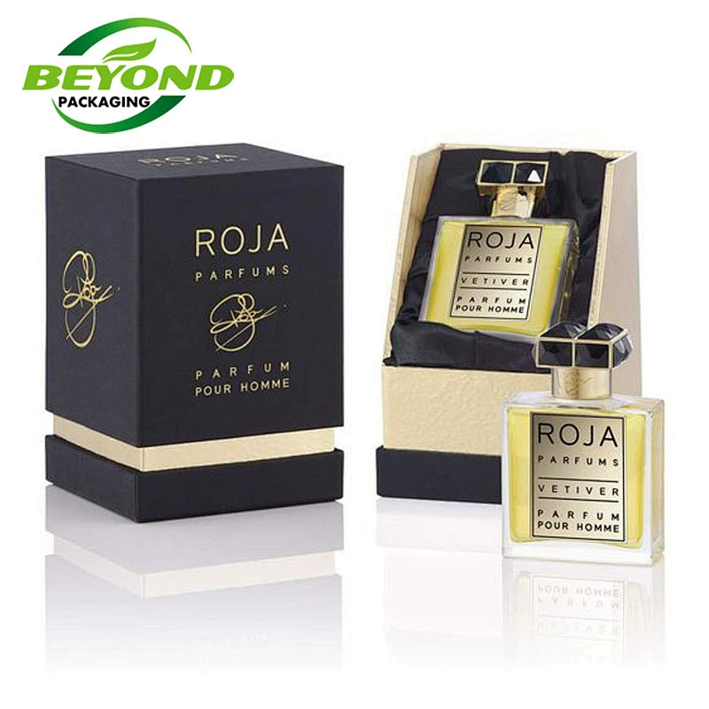 Luxury Packaging Rigid Cardboard High Quality Gift Boxes Perfume Bottle Packaging With Log Printing