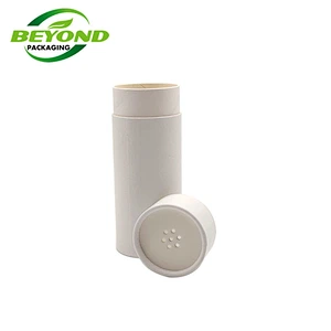Manufacture Custom Spice Containers with Shaker Lid Cardboard Tube Box Packaging Salt Paper Tube Packaging