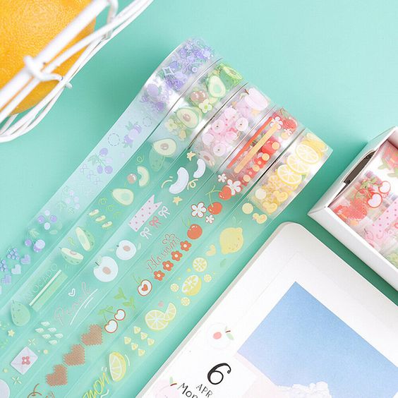 Wholesale Printed Cute Kawaii Hot Sale Washi Tape Suppliers Transparent DIY Crafts and Gift Wrapping