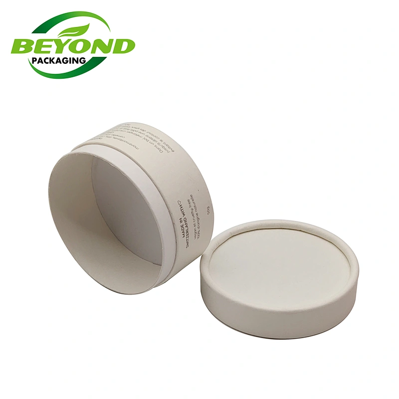 Customized Logo Design Printed Fancy Paper Cosmetic Box Packaging Tube Round Cylinder Skin Care Gift Boxes