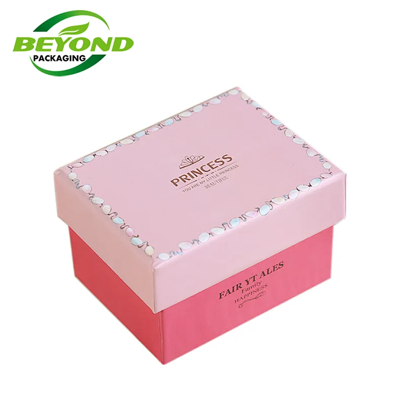 Luxury Kraft Square Cardboard Shoe Boxes With Custom Logo Cheap Pink Shipping Boxes
