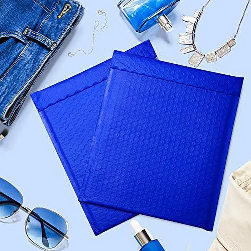 Biodegradable air padded bubble envelope custom logo print bubble mailers courier delivery package clothing shipping bags
