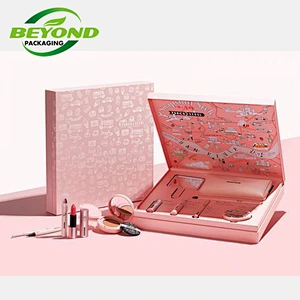 Customized Cardboard Magnetic Closure Box Design Printed Empty eyeshadow Palette Packaging Box With Logo