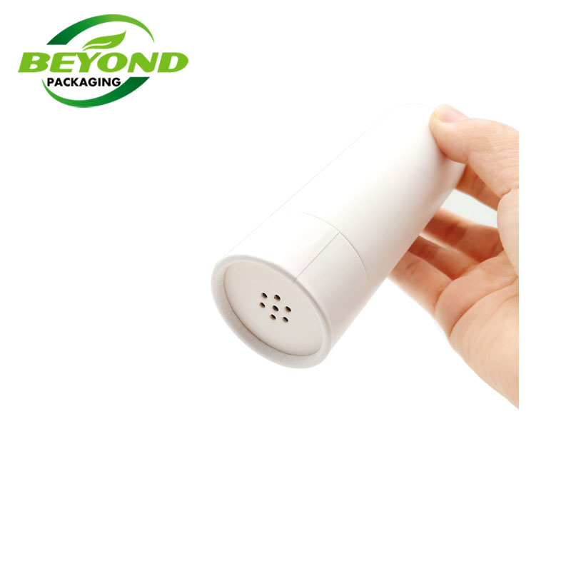 Manufacture Custom Spice Containers with Shaker Lid Cardboard Tube Box Packaging Salt Paper Tube Packaging