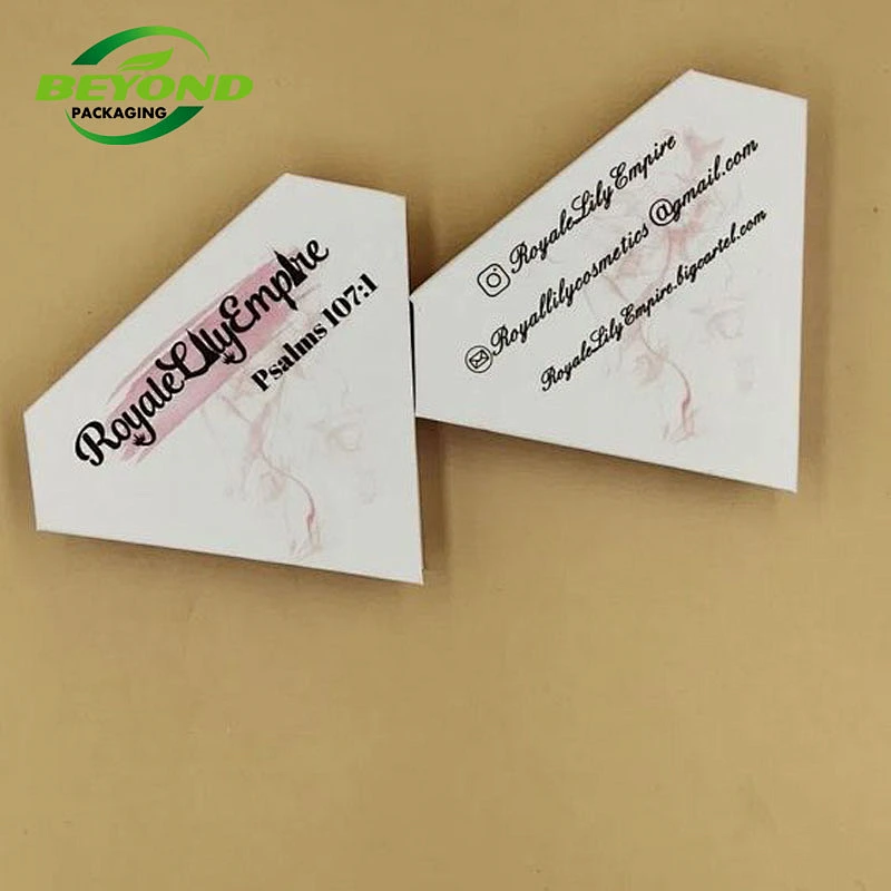 High End Customized Printing Logo Design Rhombus Shape Base And Lid Gift Box Packaging Jewelry Box for Necklace Bracelet Ring