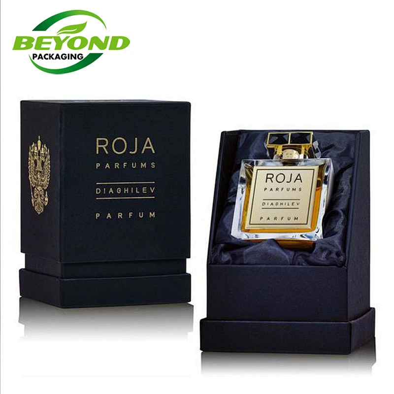 Luxury Packaging Rigid Cardboard High Quality Gift Boxes Perfume Bottle Packaging With Log Printing