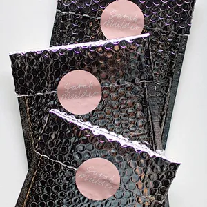 Biodegradable air padded bubble envelope custom logo print bubble mailers courier delivery package clothing shipping bags