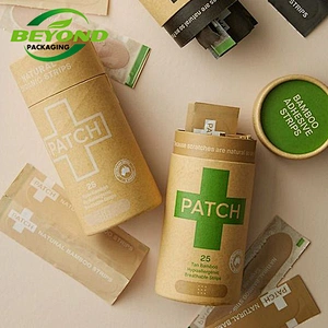 Manufactory wholesale food grade recycled round kraft paper tube 500g tea packaging paper tube with aluminum foil inside