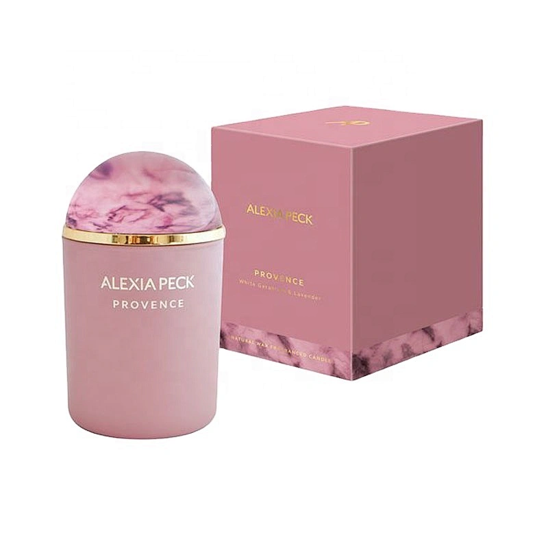 Luxury Gift Packaging Boxes Jars Lid And Base Candles Private Labels Custom Empty Jar Candle Box