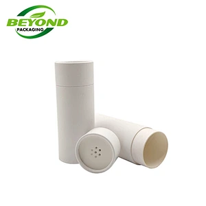 Manufacture Custom Spice Containers with Shaker Lid Cardboard Tube Box Packaging Salt Paper Tube Packaging
