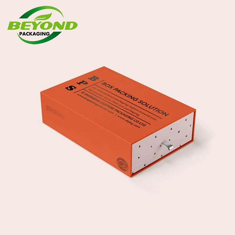 Custom Luxury Tough Cardboard Custom Printed Jewelry T-shirt Packaging Drawer Box Sliding Product Packaging Box