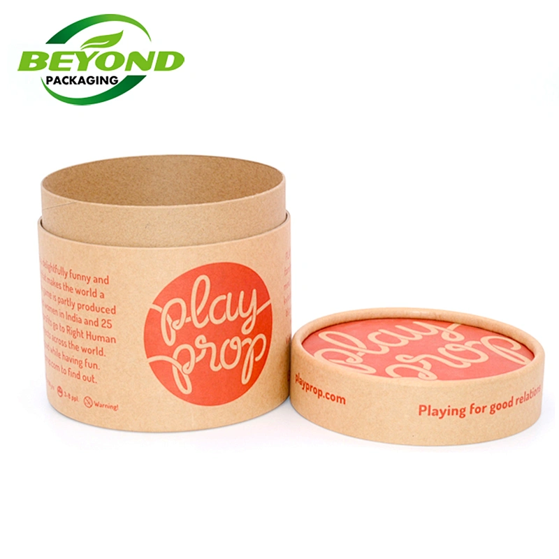 Hot Sale Biodegradable Round Kraft Paper Tube Cylinder Shaped Custom Colorful Printing Papertube packaging
