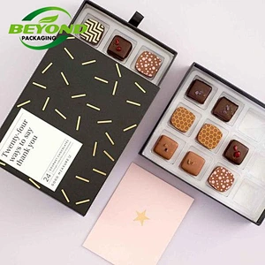 Beyond Custom Printed Macaron Gift Box Mini Cake Boxes with Slider Drawer Packaging Box Chocolate Sweet 6 Packs Macaron Accept